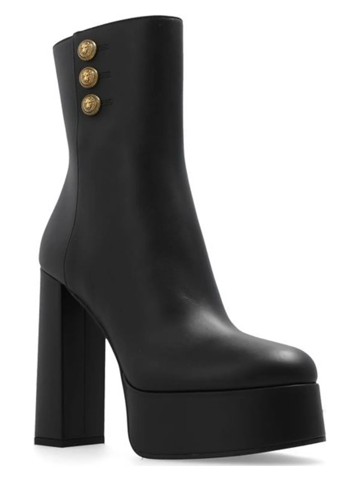 ANKLE BOOT BRUNE-CALFSKIN