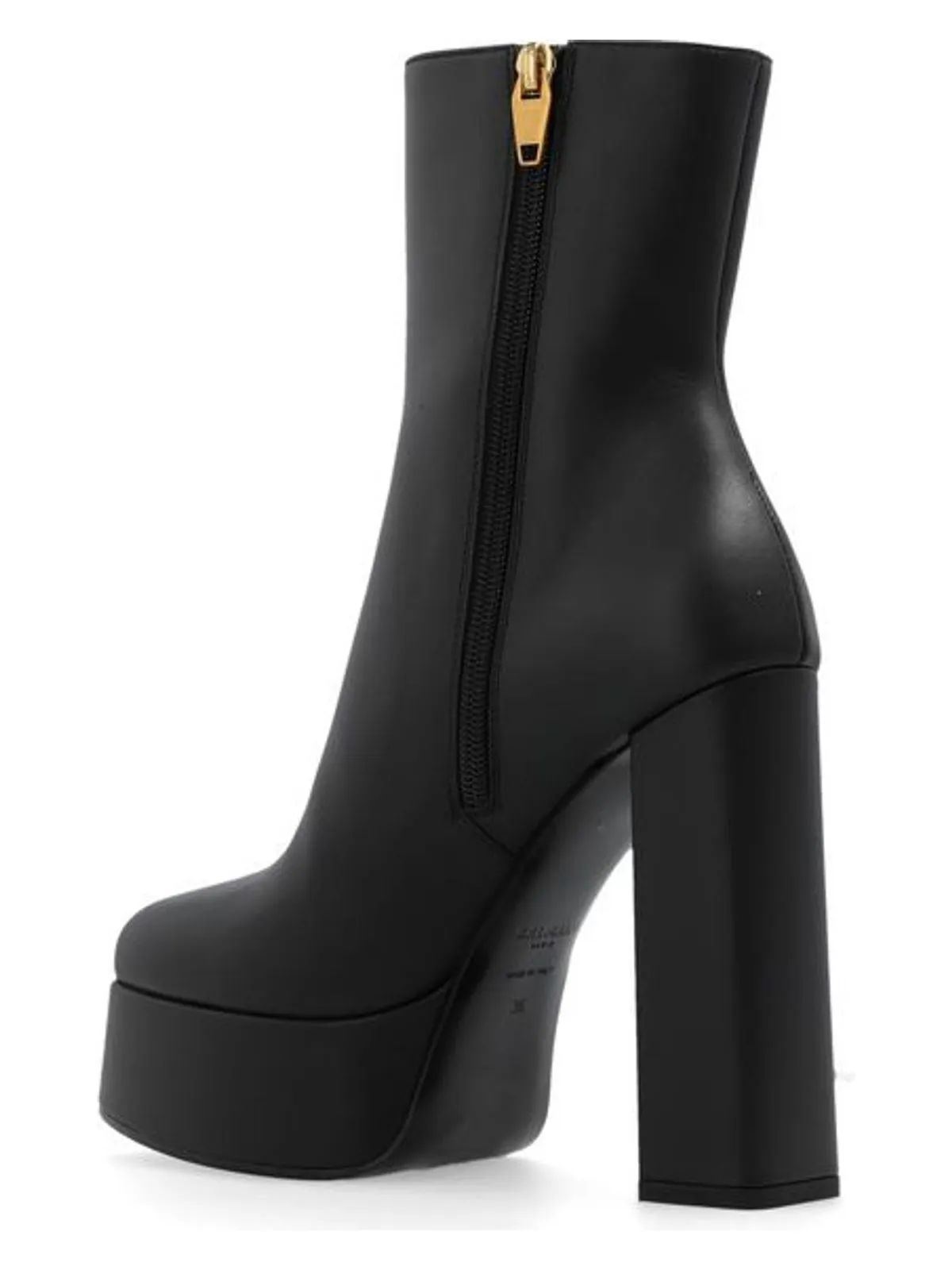 ANKLE BOOT BRUNE-CALFSKIN