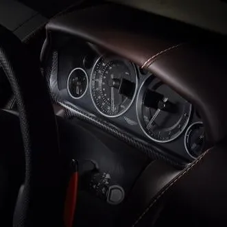 Aston Martin Carbon Fiber Instrument Surround