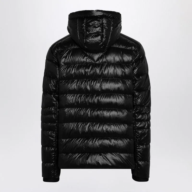 BLACK CROFTON HOODY PADDED JACKET