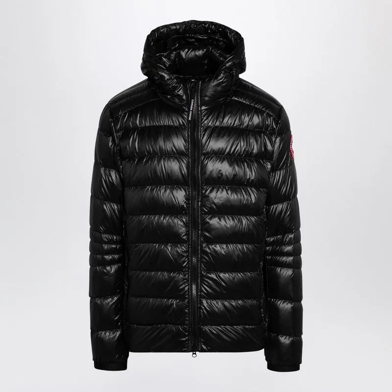 BLACK CROFTON HOODY PADDED JACKET