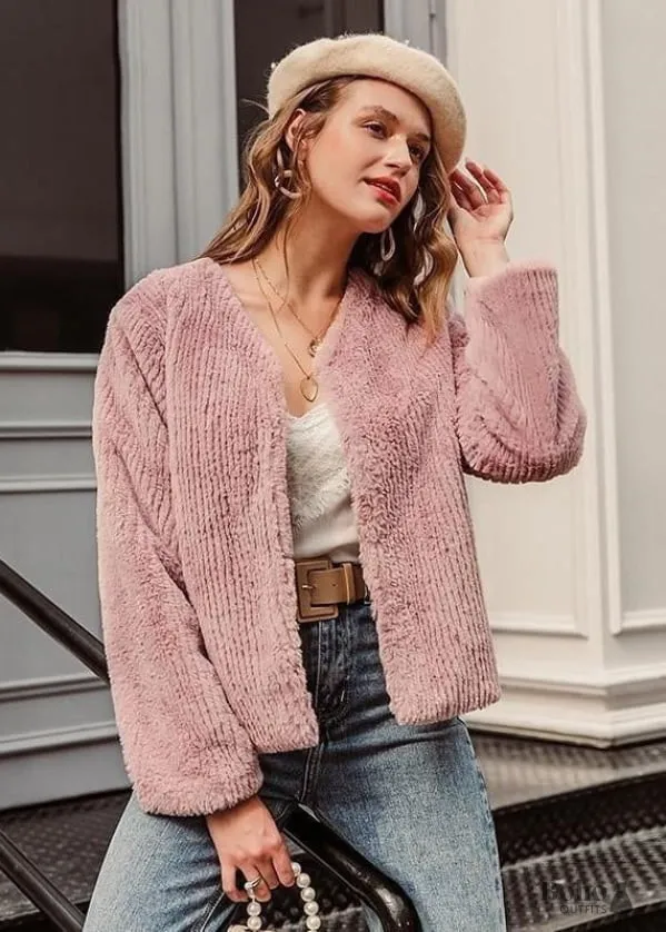 Boho Jacket Plaire Powder Pink