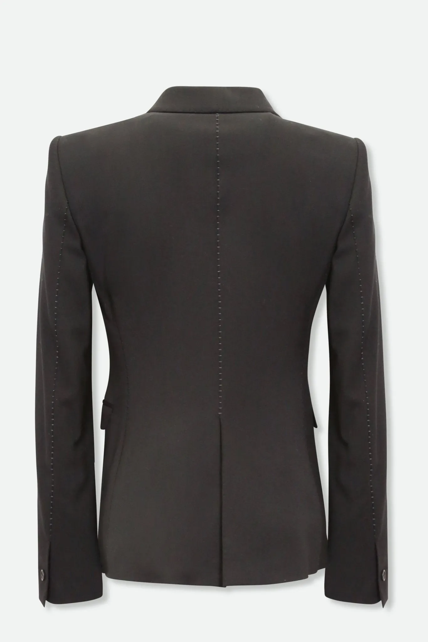 BRUNA HAND STITCHED BLAZER IN ITALIAN WOVEN WOOL