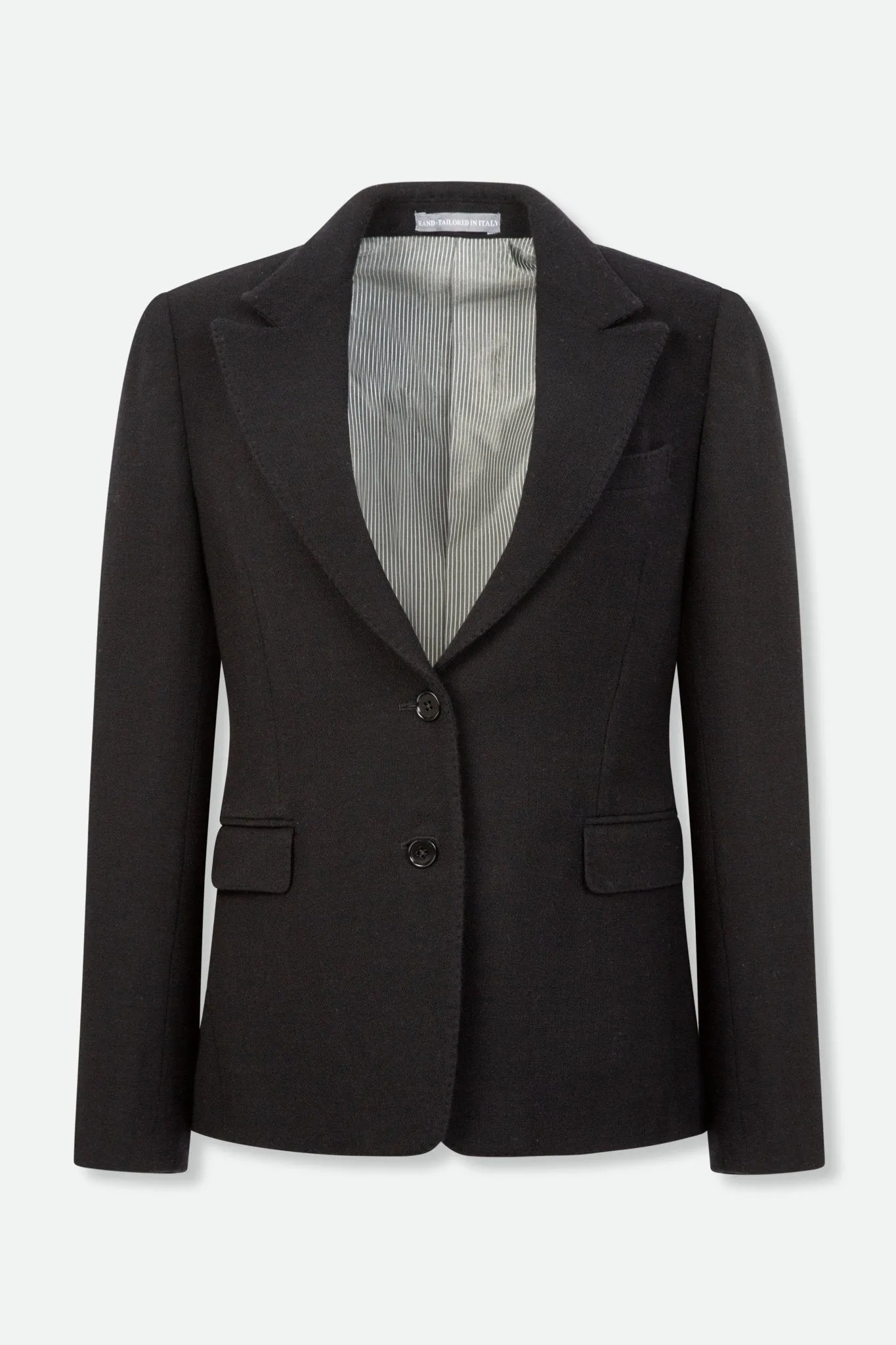 BRUNA HAND STITCHED BLAZER IN ITALIAN WOVEN WOOL