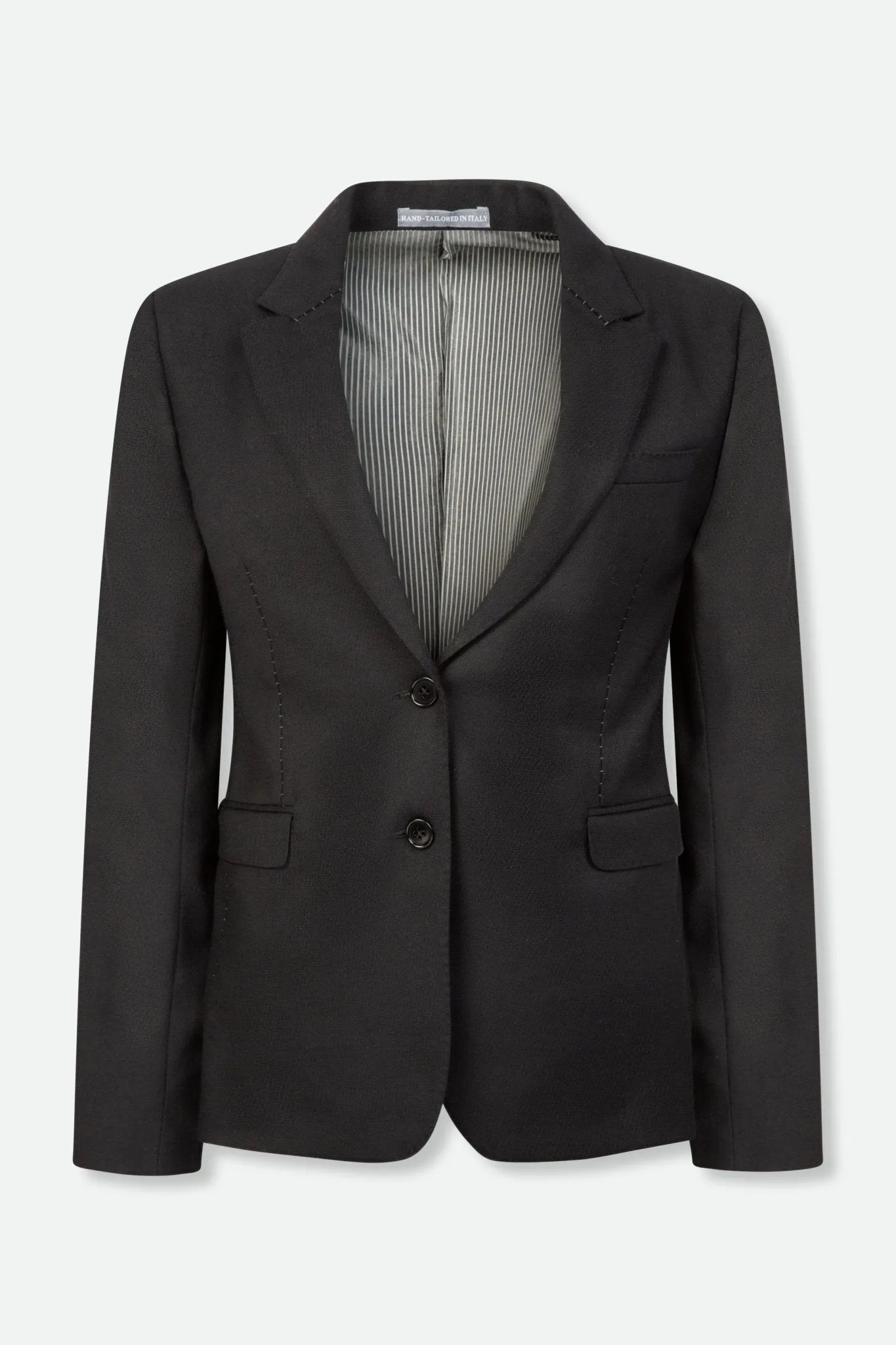 BRUNA HAND STITCHED BLAZER IN ITALIAN WOVEN WOOL