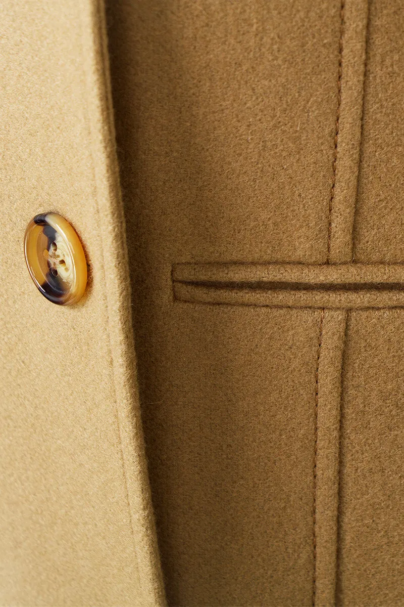 Camel wool coat