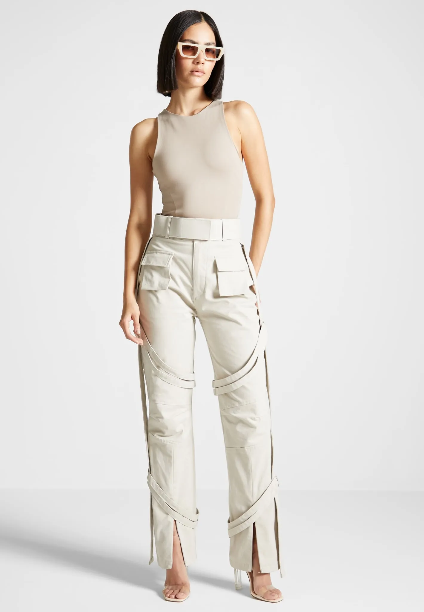 Carpenter Cargo Trousers - Beige