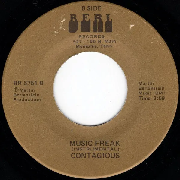 Contagious  - Music Freak (7") (Very Good Plus (VG )) **USED 45**