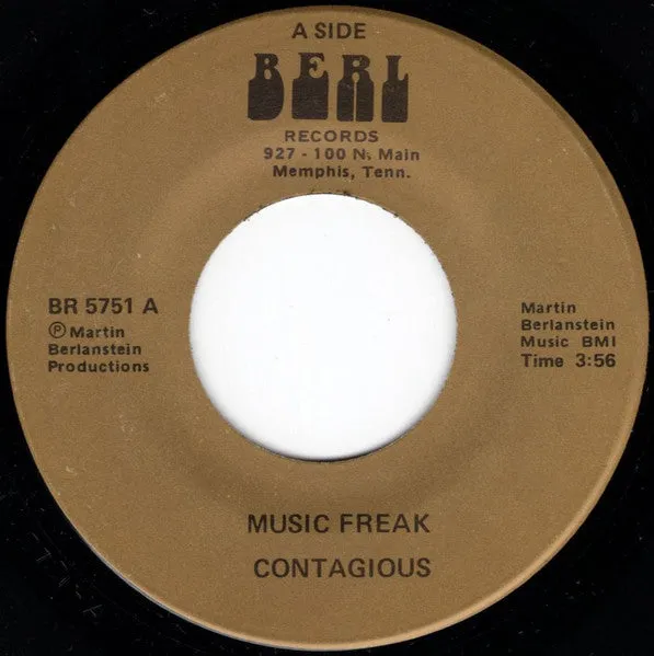 Contagious  - Music Freak (7") (Very Good Plus (VG )) **USED 45**