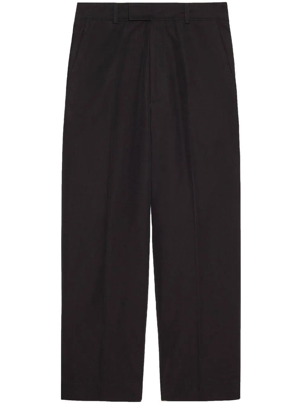 COTTON POPLIN TROUSERS