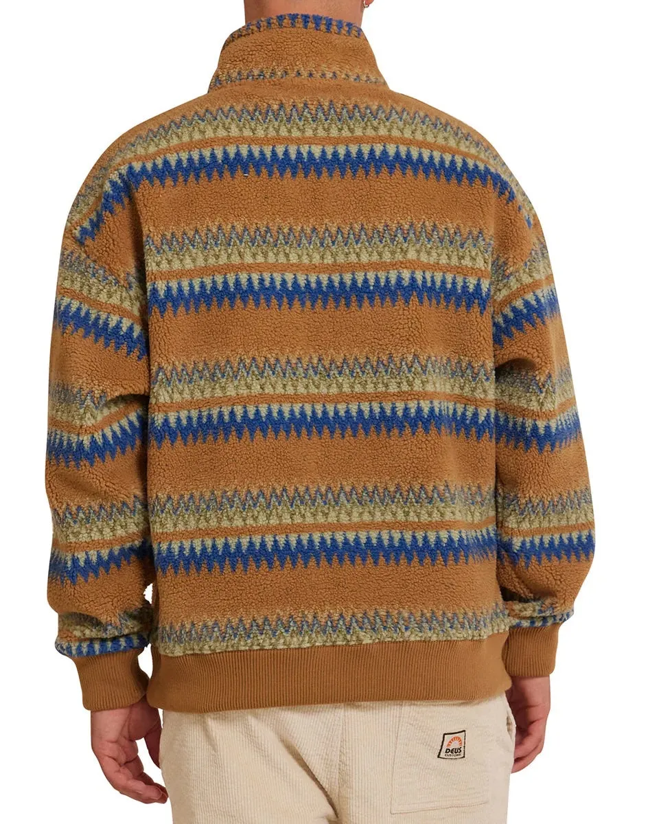 Deus Ex Machina Dylan Polar Fleece - Multi Stripe