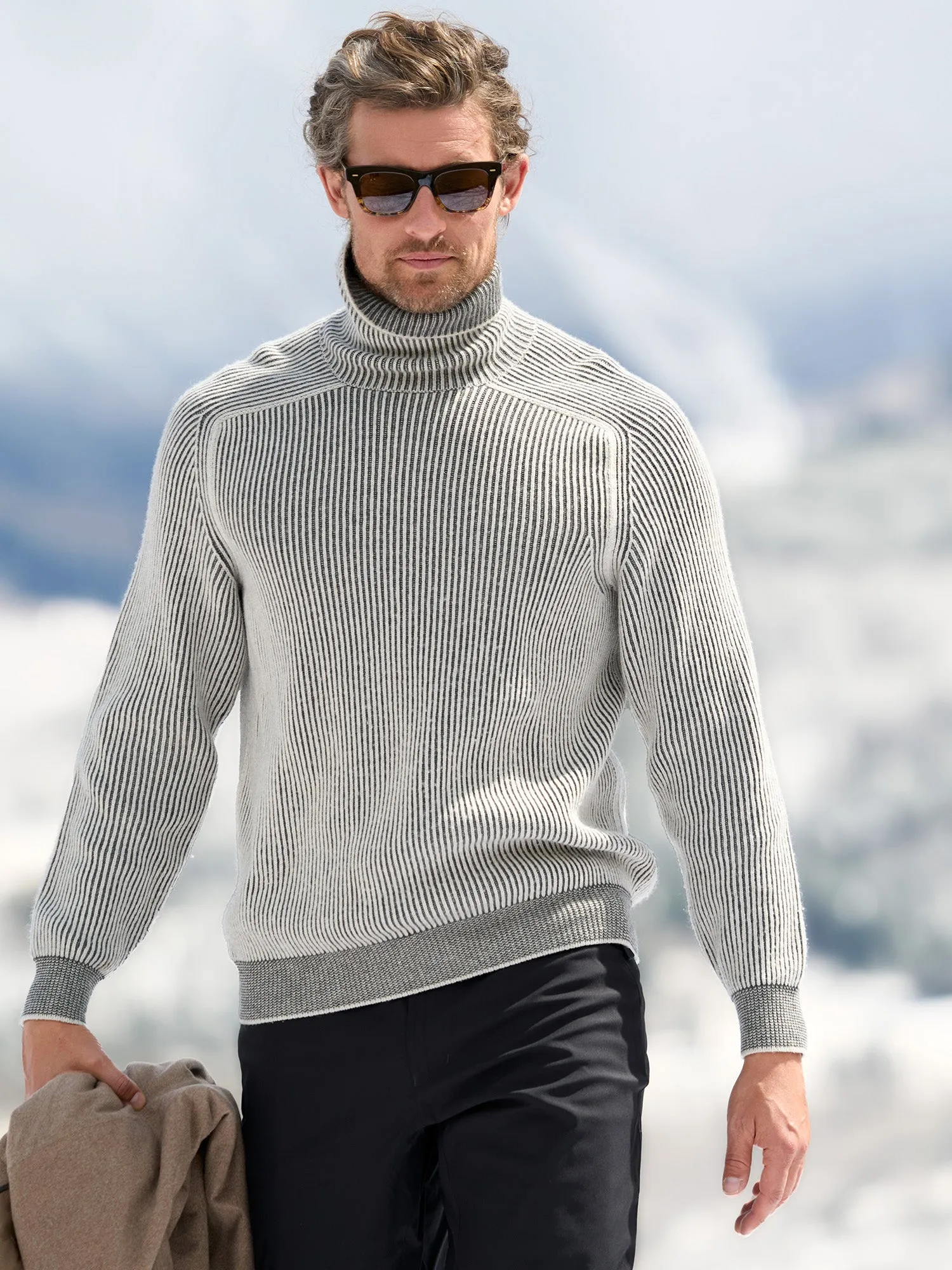 Dinghy Cashmere Turtleneck Ski Sweater