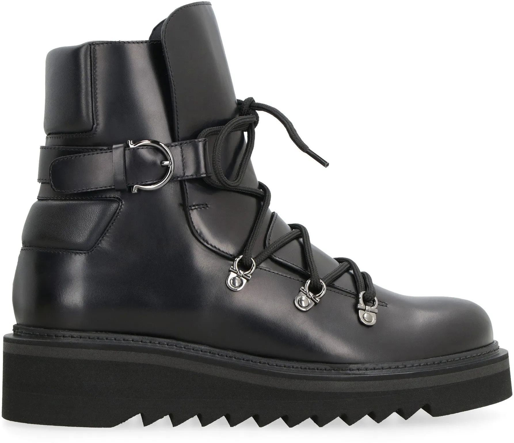 ELIMO LEATHER ANKLE BOOTS