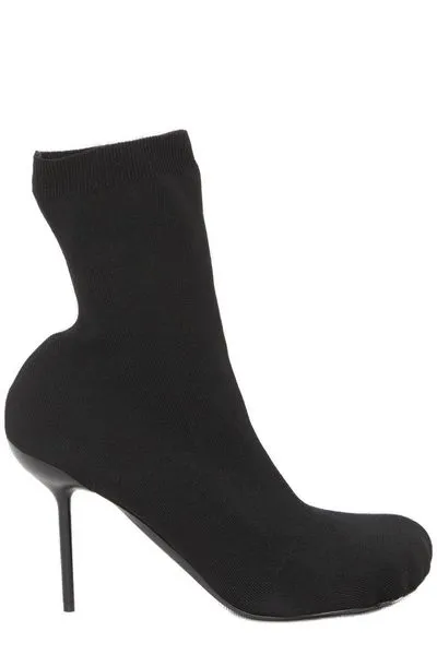 EXQUISITE ANATOMIC STRETCH KNIT BALENCIAGA ANKLE BOOTS.