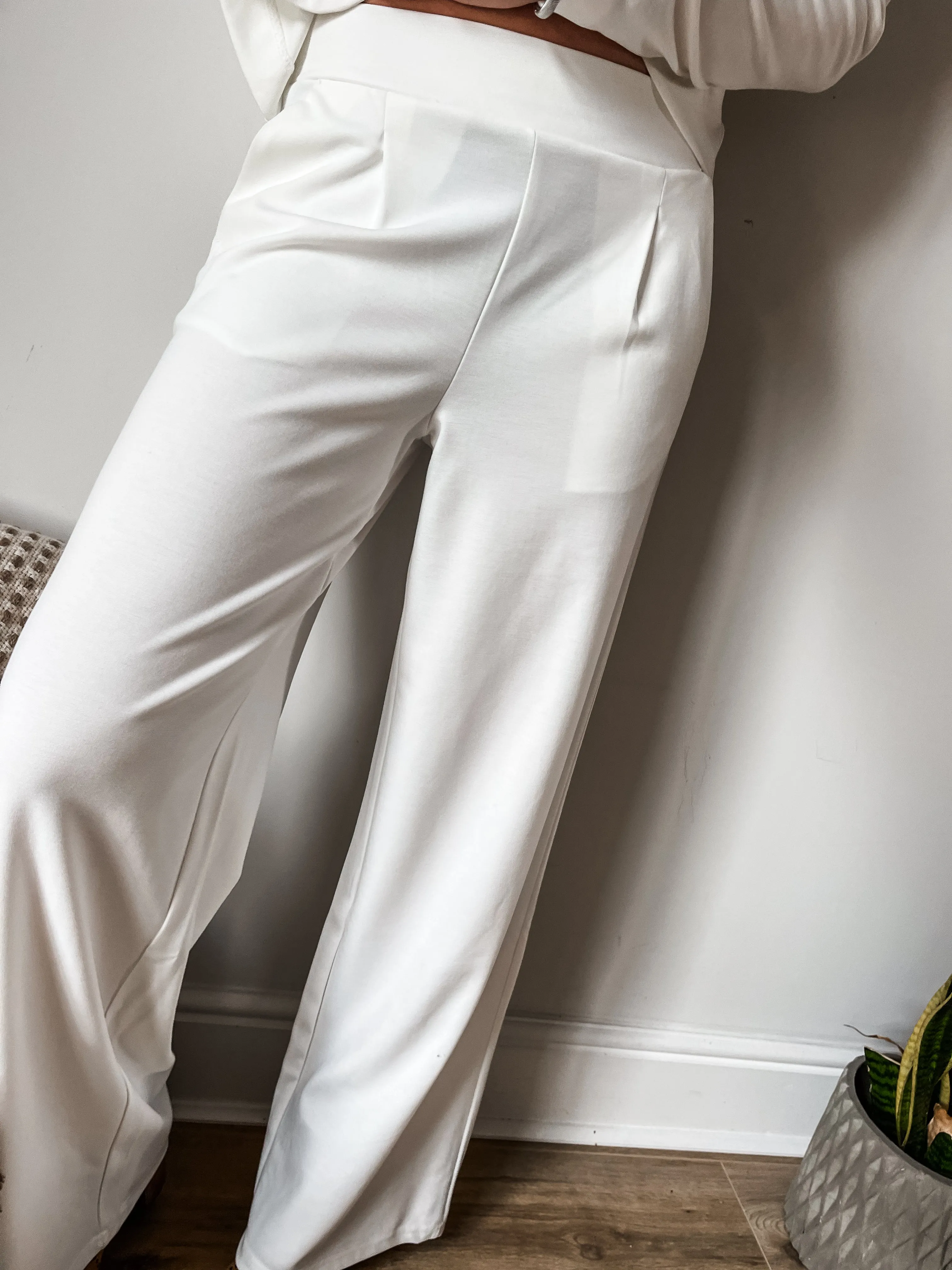 Ichi Kate Long Wide Leg Trousers PREMIUM BRAND