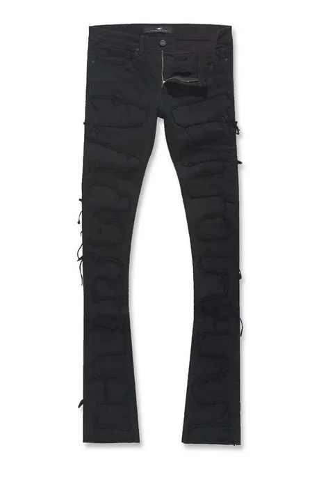 Jordan Craig Martin Stacked - Python Denim (Black) JTF1130A