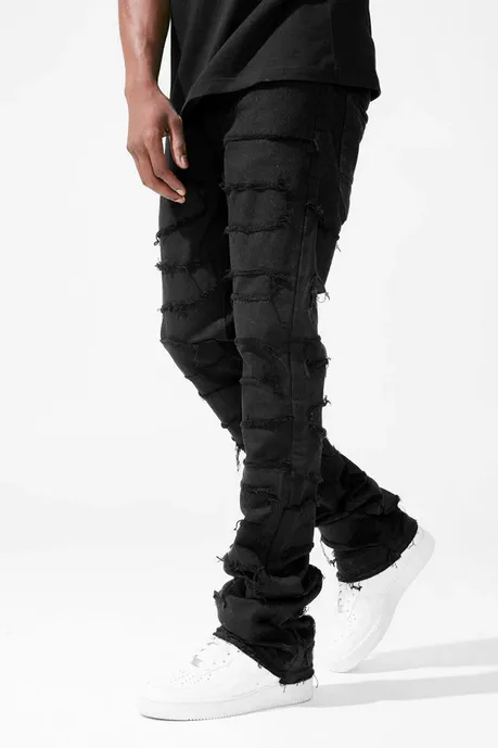 Jordan Craig Martin Stacked - Python Denim (Black) JTF1130A