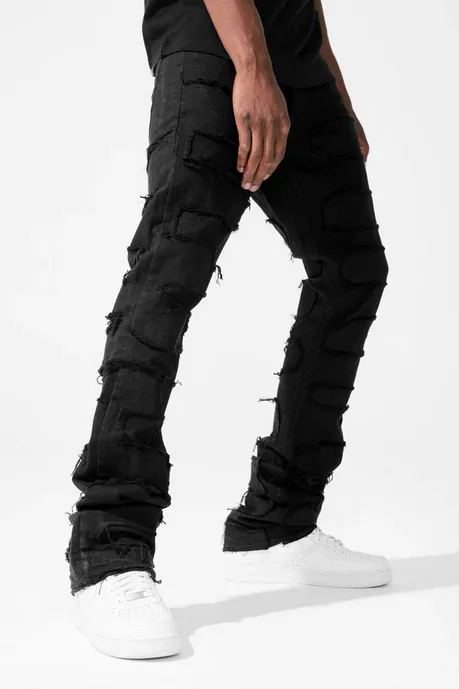 Jordan Craig Martin Stacked - Python Denim (Black) JTF1130A