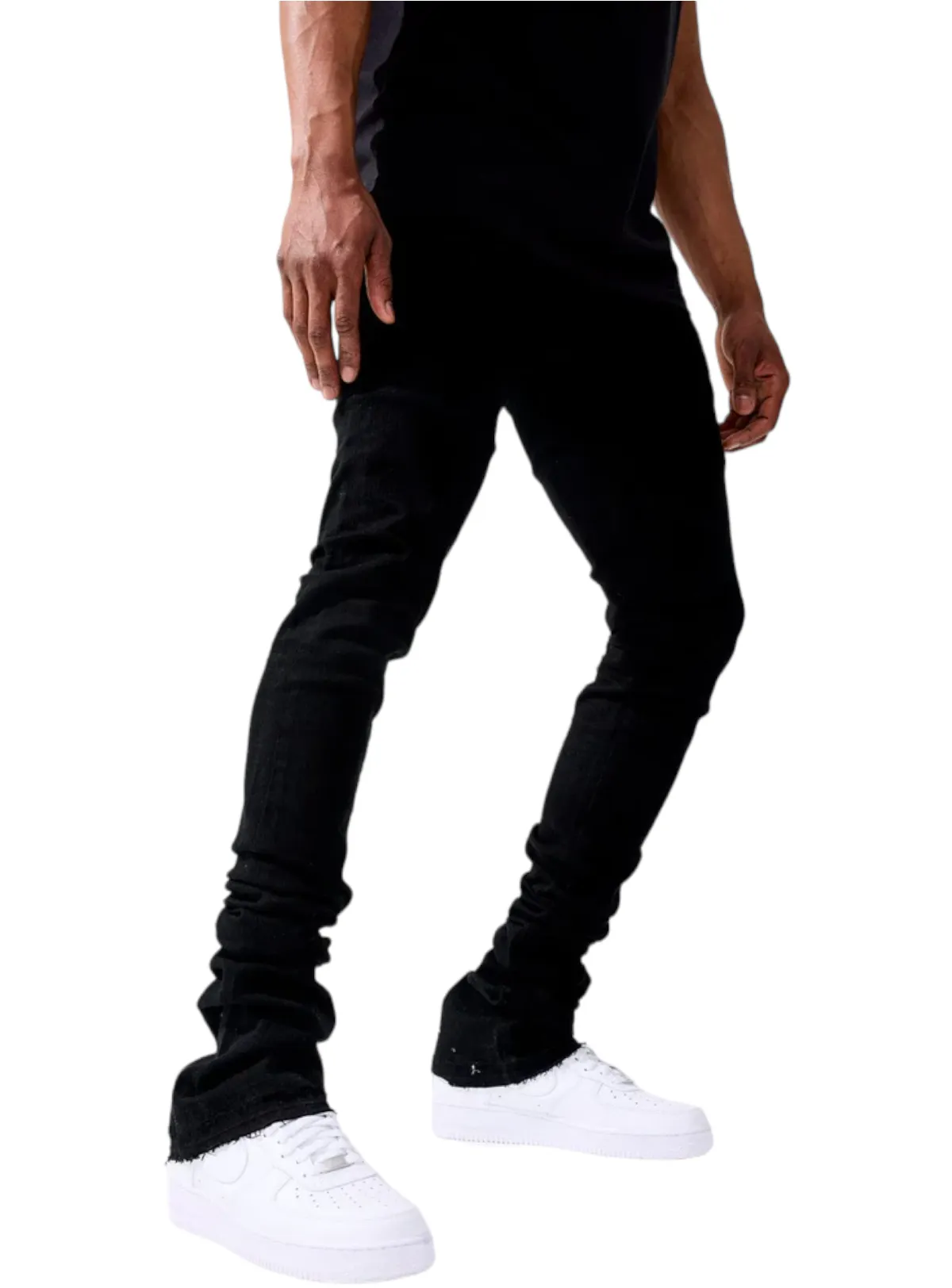 Jordan Craig Super Stacked Jeans - Martin - Jet Black - JTF212L