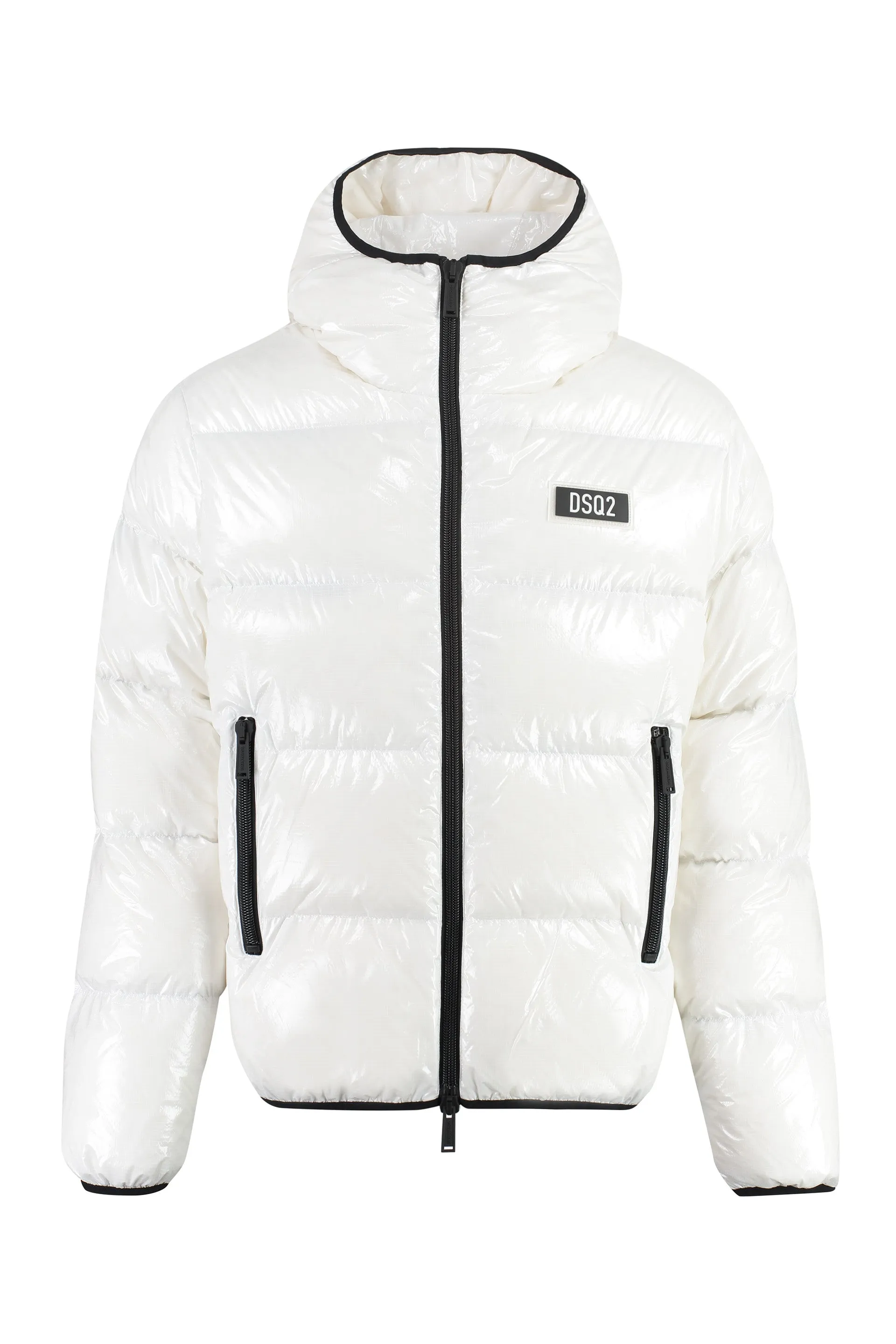 KABAN HOODED SHINY DOWN JACKET