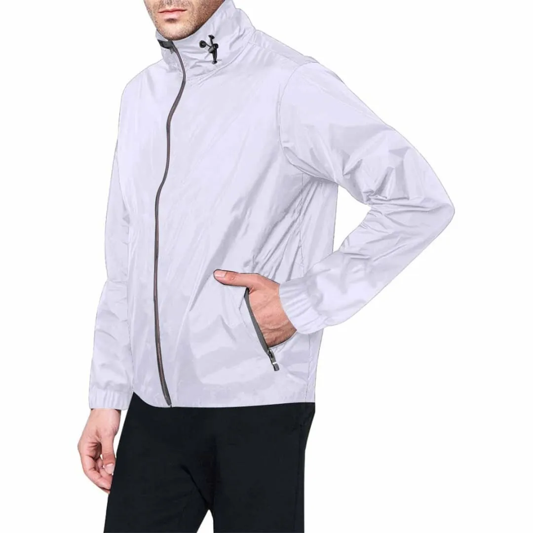 Lavender Purple Hooded Windbreaker Jacket - Men / Women