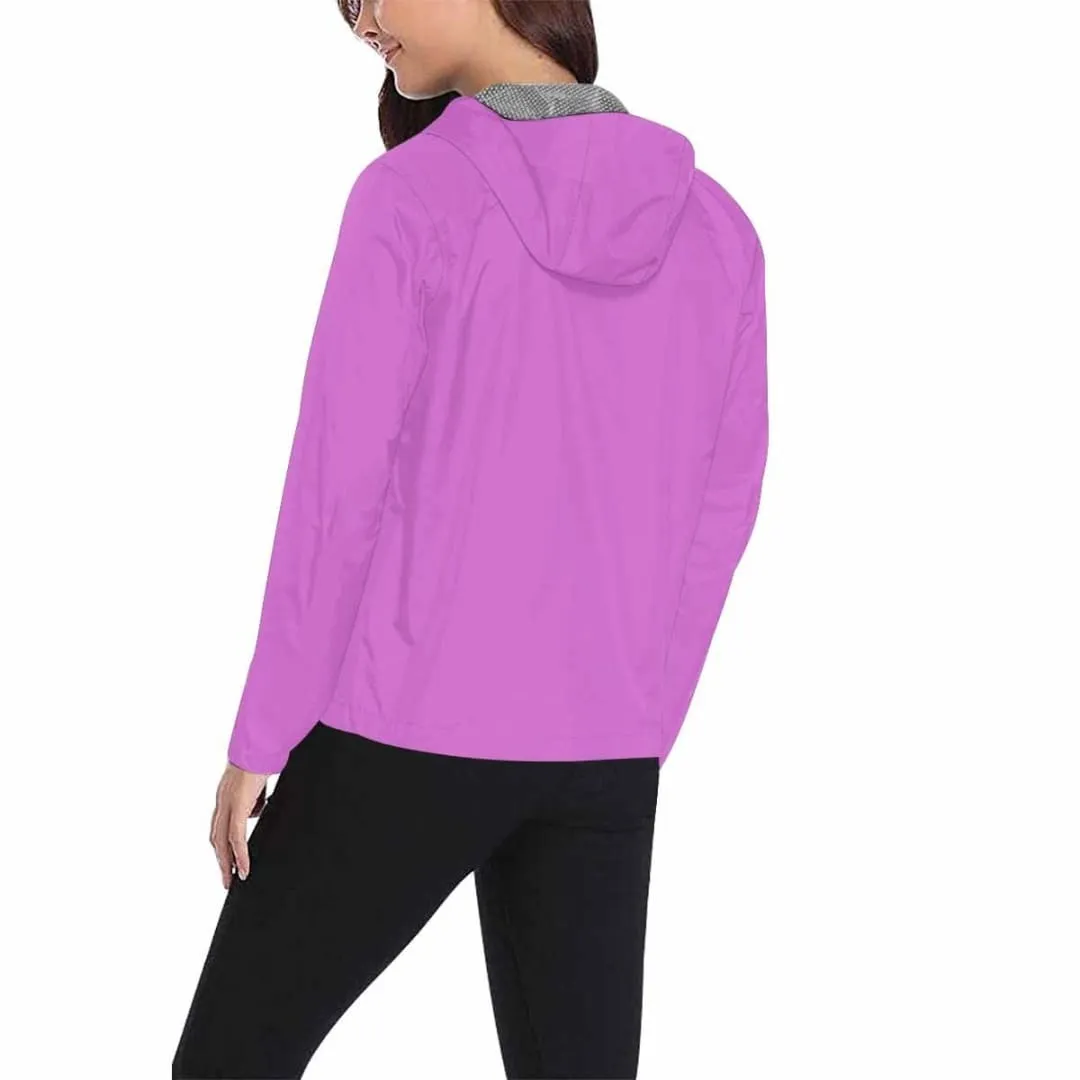 Orchid Purple Hooded Windbreaker Jacket - Men / Women