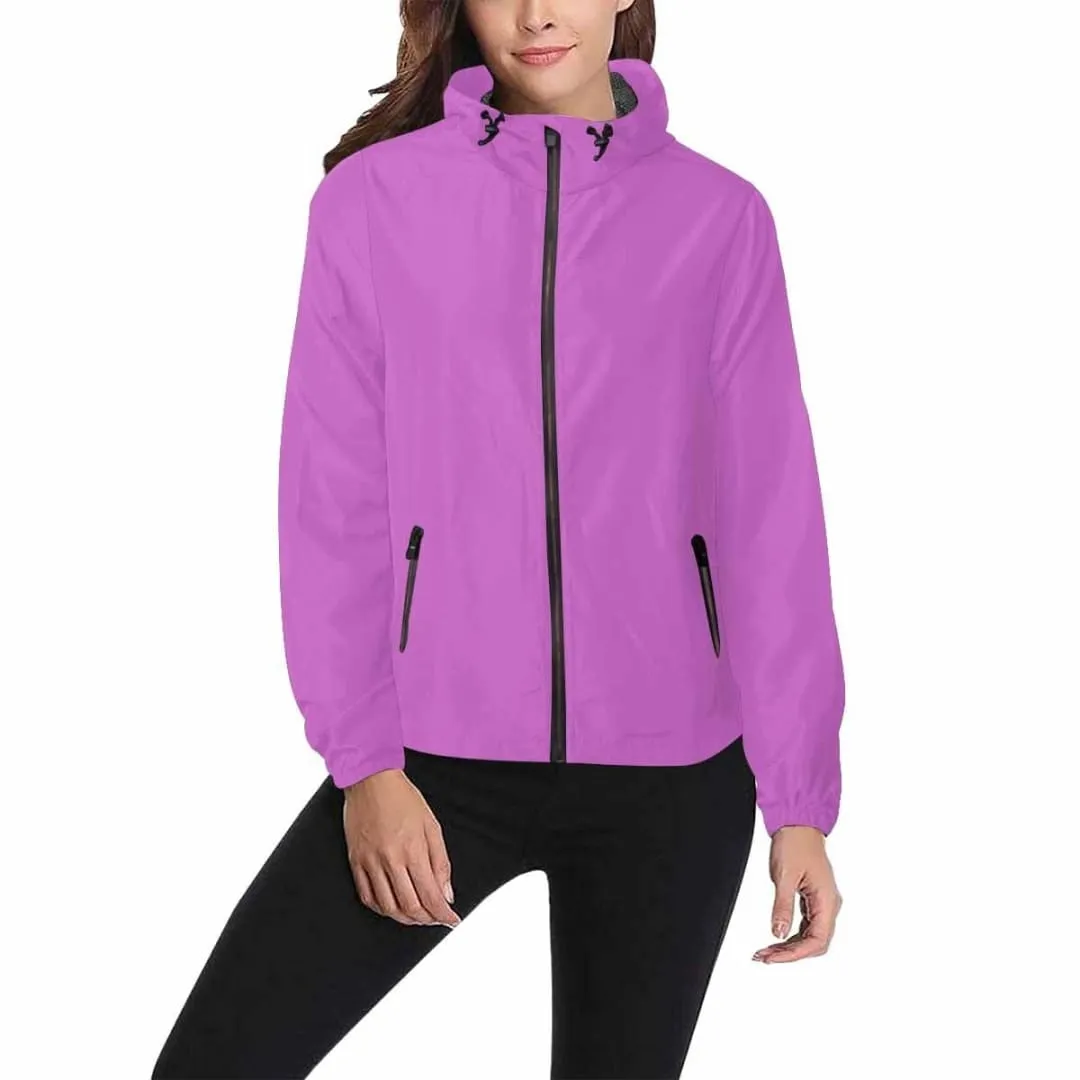 Orchid Purple Hooded Windbreaker Jacket - Men / Women