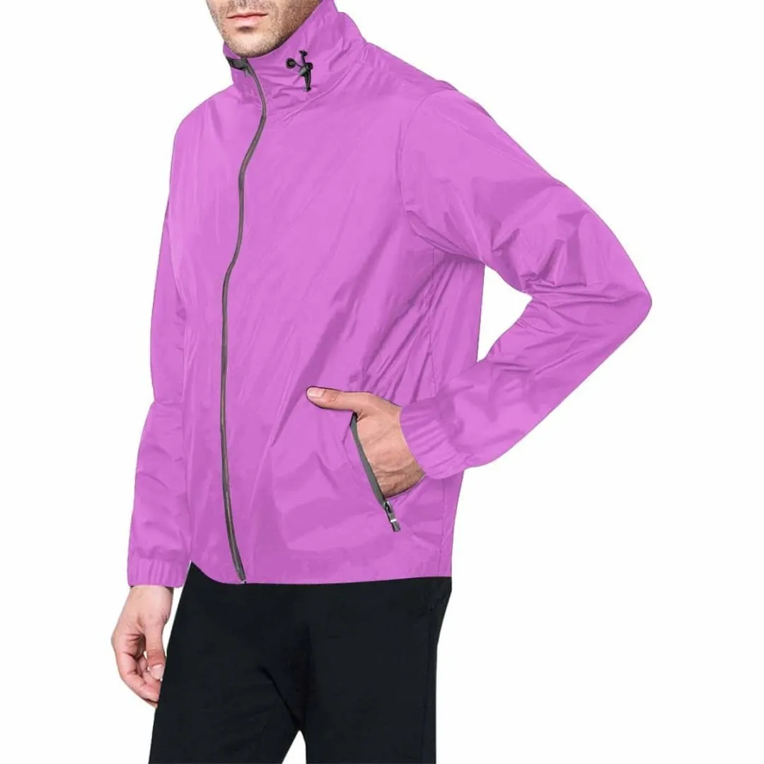 Orchid Purple Hooded Windbreaker Jacket - Men / Women