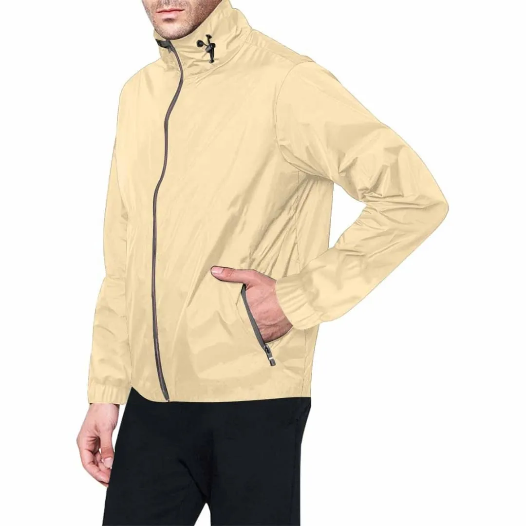 Peach Hooded Windbreaker Jacket - Men / Women