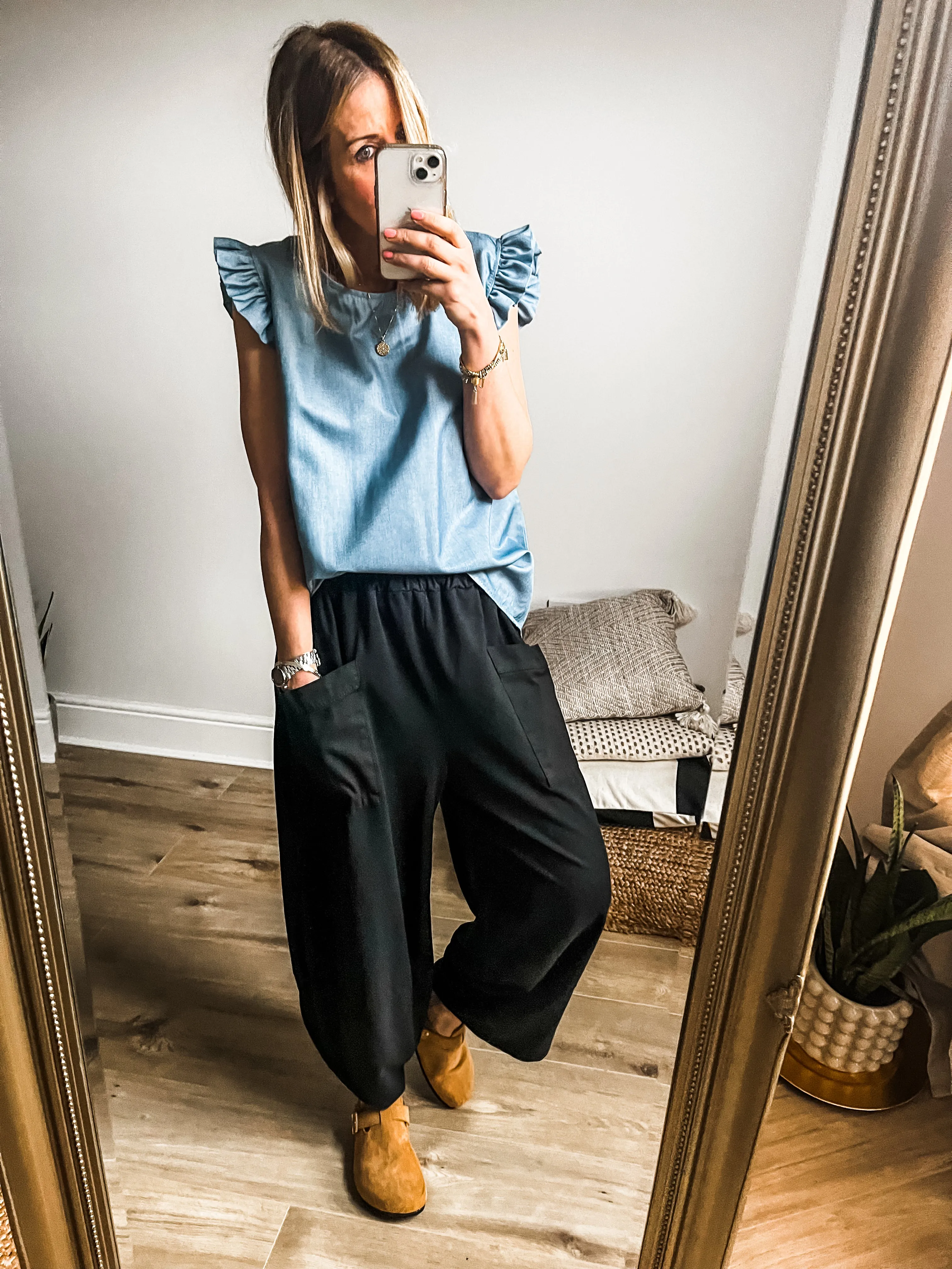 Pocket Balloon Jersey Trousers