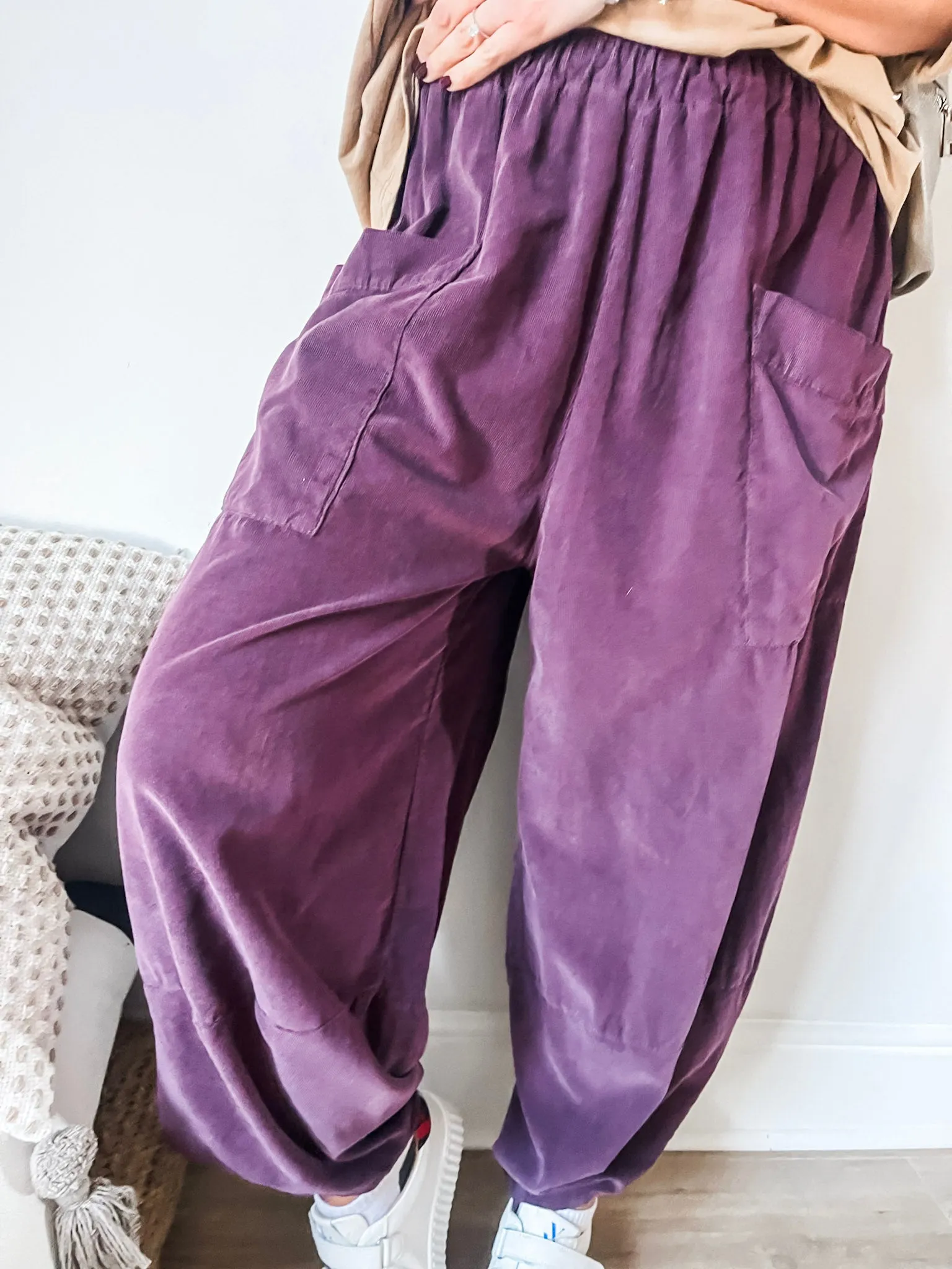 Pocket Cord Balloon Trousers